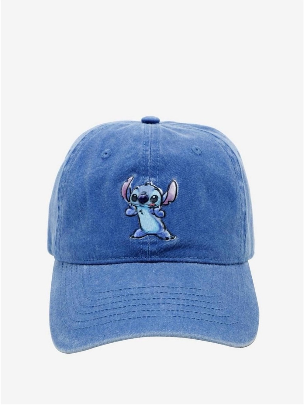 Blue Stitch Embroidered Baseball Cap